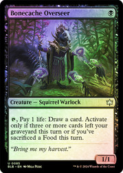 Bonecache Overseer\nBloomburrow\nSingle\nMagic The Gathering