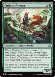 Curious Forager\nBloomburrow\nSingle\nMagic The Gathering