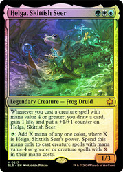 Helga, Skittish Seer\nBloomburrow\nSingle\nMagic The Gathering