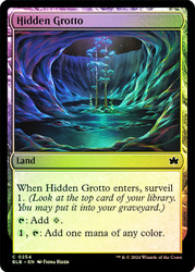 Hidden Grotto\nBloomburrow\nSingle\nMagic The Gathering