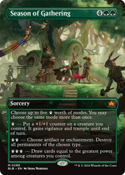 Season of Gathering (Borderless)\nBloomburrow - Variants\nSingle\nMagic The Gathering