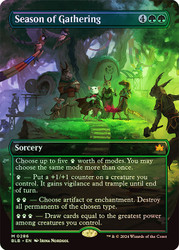 Season of Gathering (Borderless)\nBloomburrow - Variants\nSingle\nMagic The Gathering