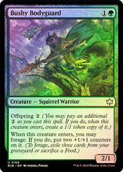 Bushy Bodyguard\nBloomburrow\nSingle\nMagic The Gathering
