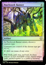 Patchwork Banner\nBloomburrow\nSingle\nMagic The Gathering