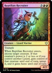 Reptilian Recruiter\nBloomburrow\nSingle\nMagic The Gathering