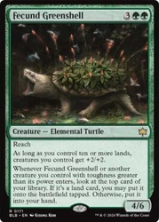 Fecund Greenshell\nBloomburrow\nSingle\nMagic The Gathering