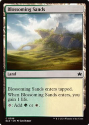 Blossoming Sands\nBloomburrow\nSingle\nMagic The Gathering