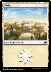 Plains (#370)\nBloomburrow\nSingle\nMagic The Gathering
