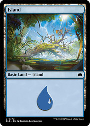 Island (#372)\nBloomburrow\nSingle\nMagic The Gathering