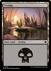 Swamp (#374)\nBloomburrow\nSingle\nMagic The Gathering