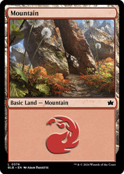 Mountain (#376)\nBloomburrow\nSingle\nMagic The Gathering