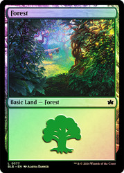 Forest (#377)\nBloomburrow\nSingle\nMagic The Gathering