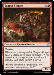 Teapot Slinger\nBloomburrow\nSingle\nMagic The Gathering