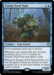 Twenty-Toed Toad\nBloomburrow Commander\nSingle\nMagic The Gathering