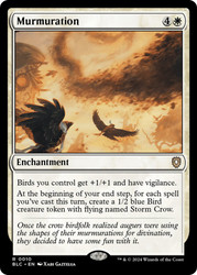 Murmuration\nBloomburrow Commander\nSingle\nMagic The Gathering