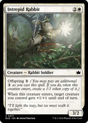 Intrepid Rabbit\nBloomburrow\nSingle\nMagic The Gathering