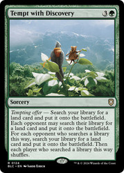 Tempt with Discovery\nBloomburrow Commander\nSingle\nMagic The Gathering