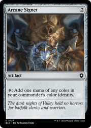 Arcane Signet\nBloomburrow Commander\nSingle\nMagic The Gathering