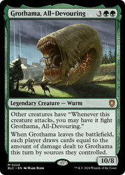 Grothama, All-Devouring\nBloomburrow Commander\nSingle\nMagic The Gathering