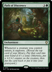 Path of Discovery\nBloomburrow Commander\nSingle\nMagic The Gathering