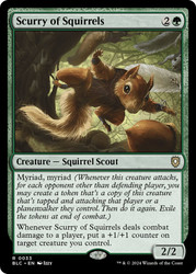 Scurry of Squirrels\nBloomburrow Commander\nSingle\nMagic The Gathering