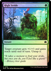 High Stride\nBloomburrow\nSingle\nMagic The Gathering