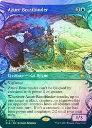 Azure Beastbinder (Showcase)\nBloomburrow - Variants\nSingle\nMagic The Gathering