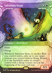 Salvation Swan (Showcase)\nBloomburrow - Variants\nSingle\nMagic The Gathering