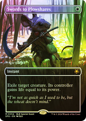 Swords to Plowshares (Borderless)\nSpecial Guests\nSingle\nMagic The Gathering