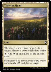 Thriving Heath\nBloomburrow Commander\nSingle\nMagic The Gathering