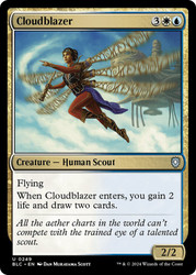 Cloudblazer\nBloomburrow Commander\nSingle\nMagic The Gathering
