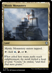 Mystic Monastery\nBloomburrow Commander\nSingle\nMagic The Gathering