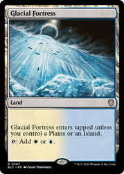 Glacial Fortress\nBloomburrow Commander\nSingle\nMagic The Gathering