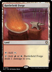 Battlefield Forge\nBloomburrow Commander\nSingle\nMagic The Gathering