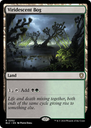 Viridescent Bog\nBloomburrow Commander\nSingle\nMagic The Gathering