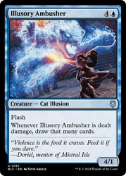 Illusory Ambusher\nBloomburrow Commander\nSingle\nMagic The Gathering