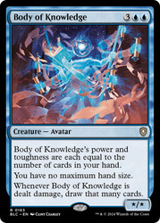 Body of Knowledge\nBloomburrow Commander\nSingle\nMagic The Gathering