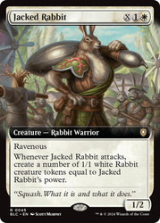 Jacked Rabbit (Extended Art)\nBloomburrow Commander - Variants\nSingle\nMagic The Gathering