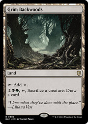 Grim Backwoods\nBloomburrow Commander\nSingle\nMagic The Gathering