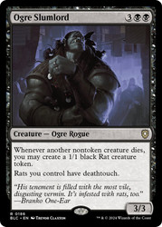 Ogre Slumlord\nBloomburrow Commander\nSingle\nMagic The Gathering