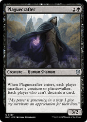 Plaguecrafter\nBloomburrow Commander\nSingle\nMagic The Gathering