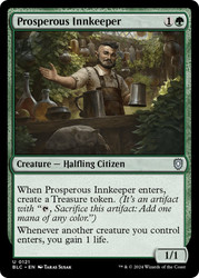 Prosperous Innkeeper\nBloomburrow Commander\nSingle\nMagic The Gathering
