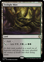 Twilight Mire\nBloomburrow Commander\nSingle\nMagic The Gathering