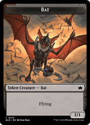 {Bat Token}\nBloomburrow\nSingle\nMagic The Gathering