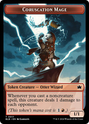 {Coruscation Mage Token}\nBloomburrow\nSingle\nMagic The Gathering