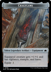 {Cragflame Token}\nBloomburrow\nSingle\nMagic The Gathering
