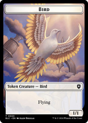 {Bird Token} (#003) // {Storm Crow Token}
Bloomburrow Commander
Single
Magic: The Gathering