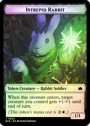 {Intrepid Rabbit Token} // {Wall Token}
Bloomburrow
Single
Magic: The Gathering