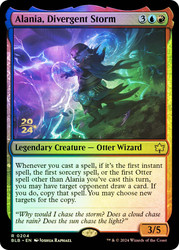 Alania, Divergent Storm (Prerelease) (Bloomburrow)\nPromo: Date Stamped\nSingle\nMagic The Gathering