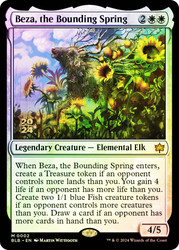 Beza, the Bounding Spring (Prerelease) (Bloomburrow)\nPromo: Date Stamped\nSingle\nMagic The Gathering